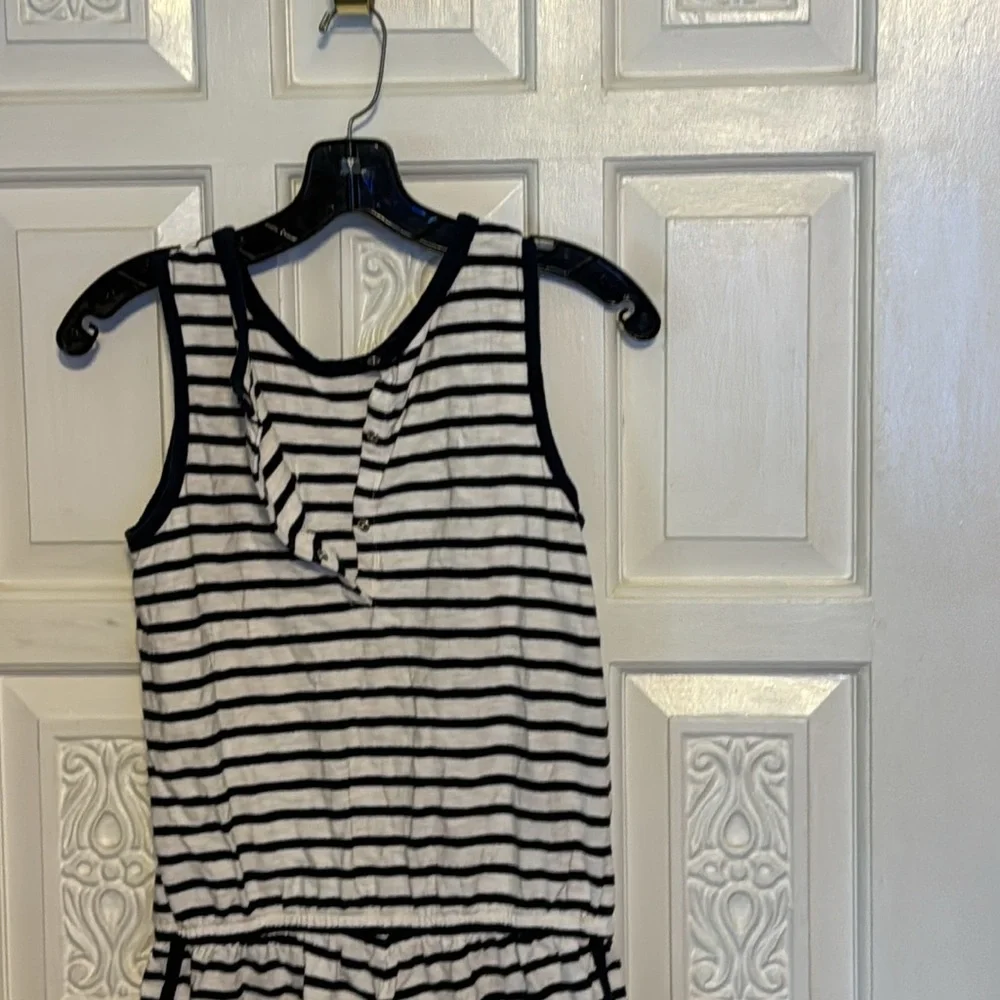 Gap Kids Cute Nautical Navy & White Shorts Romper Size XXL